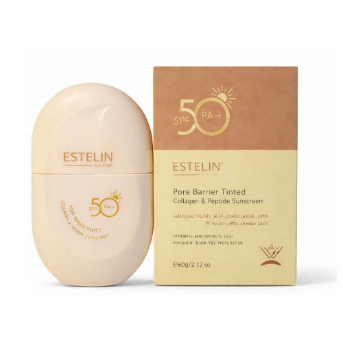 کرم ضد آفتاب رنگی کلاژن و پپتاید استلین 60 گرم