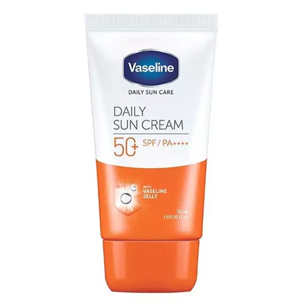 ضد آفتاب بی رنگ وازلین مدل Daily Sun Cream  حجم 50 میل